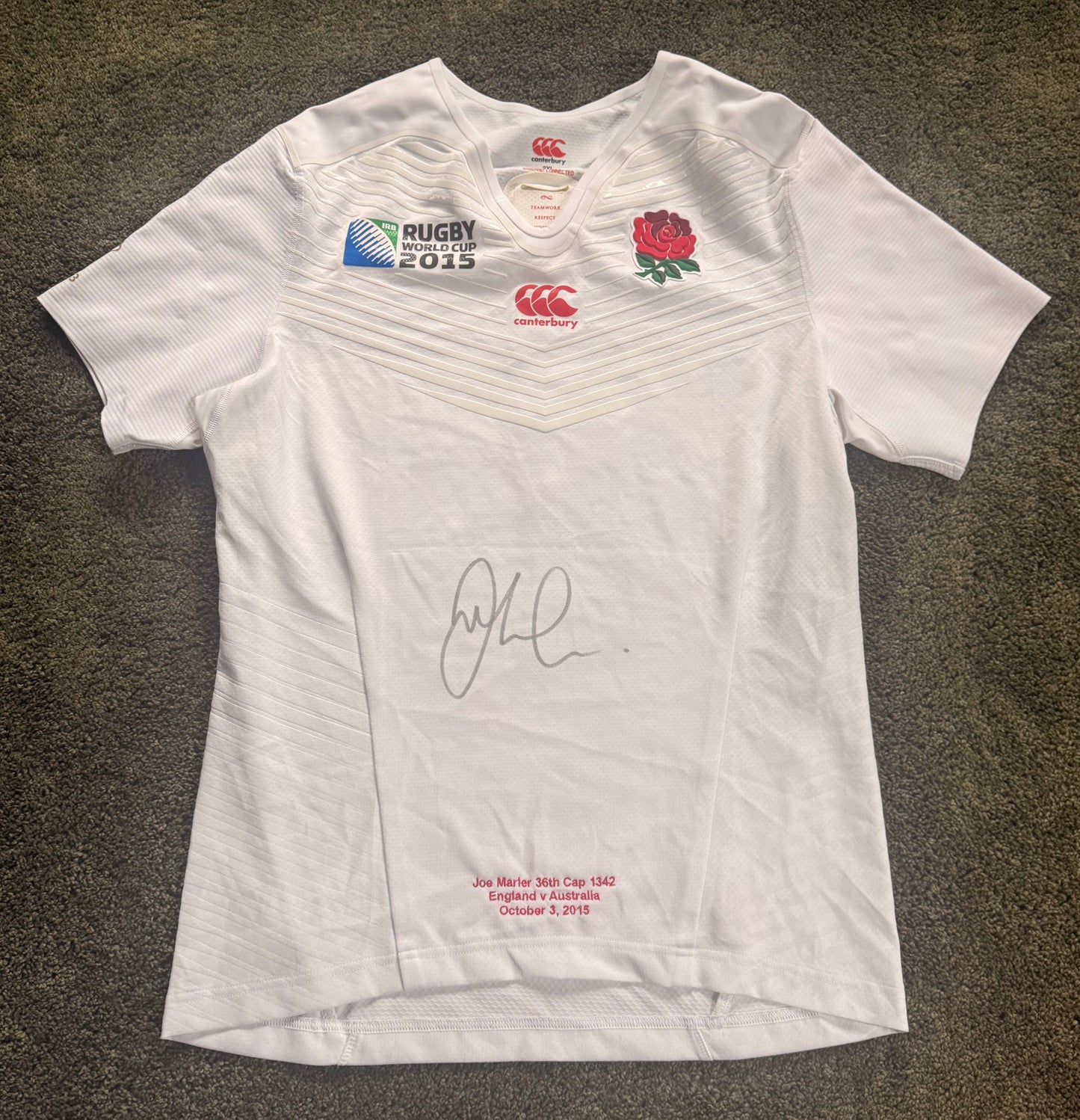 England World Cup Game Shirt